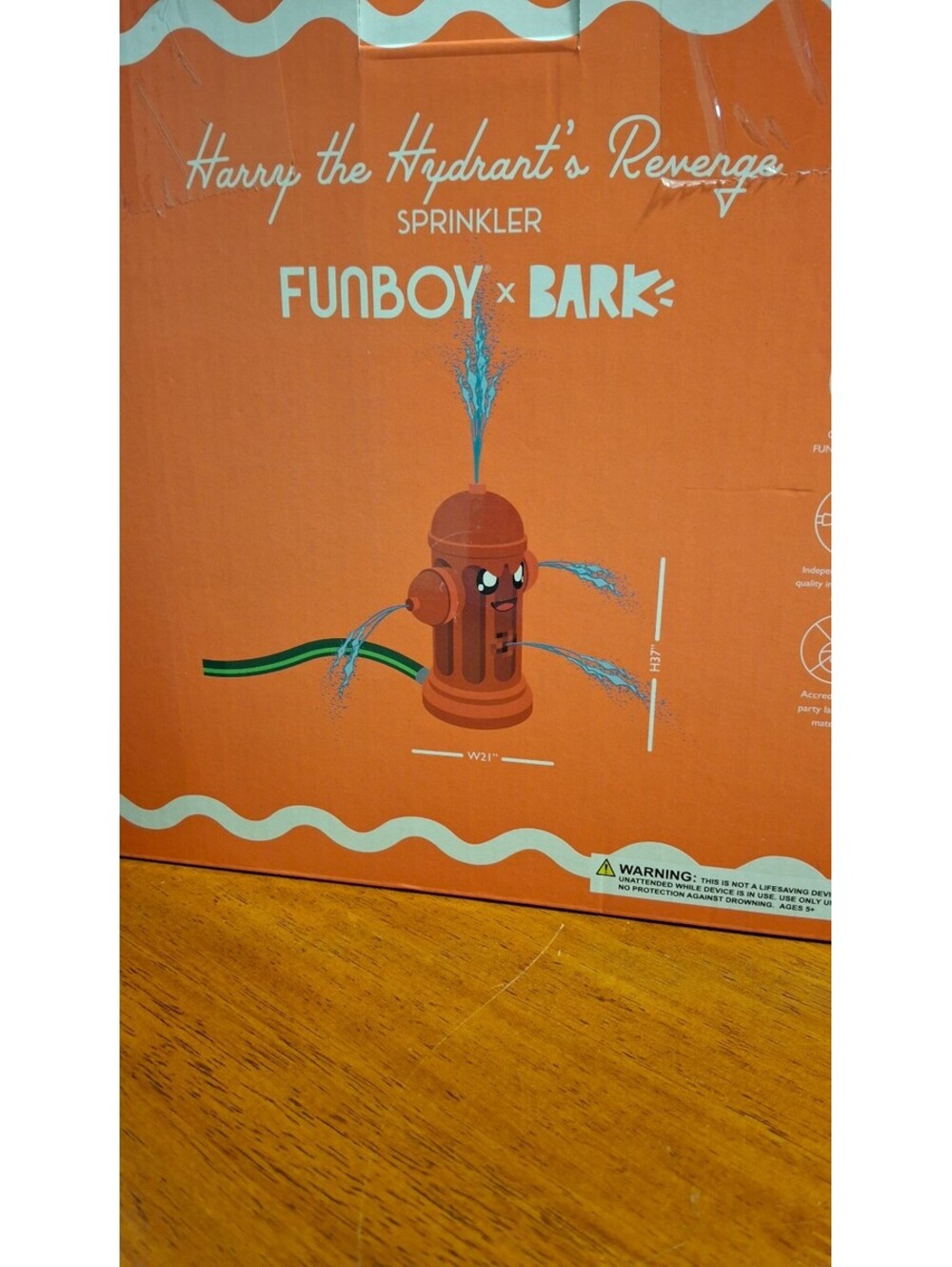New FUNBOY x BARK Harry the Hydrant's Revenge Sprinkler –